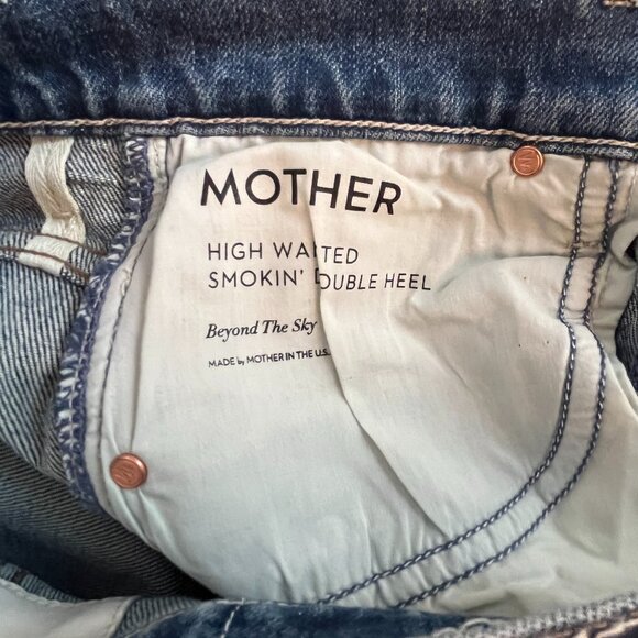MOTHER Superior High Waisted Smokin Double Heel, Size 26 - Picture 4 of 8